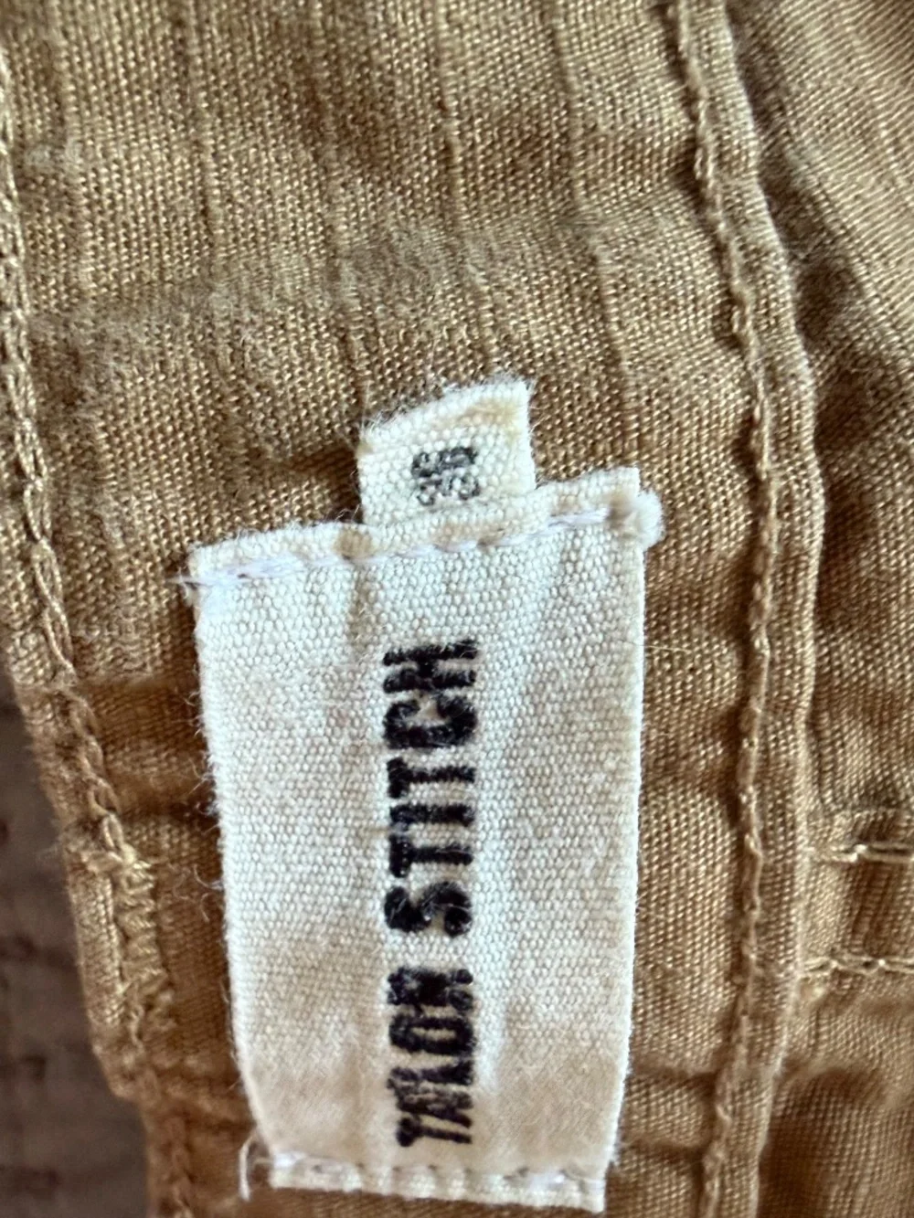 Taylor Stitch Camp Short in Khaki Ripstop.